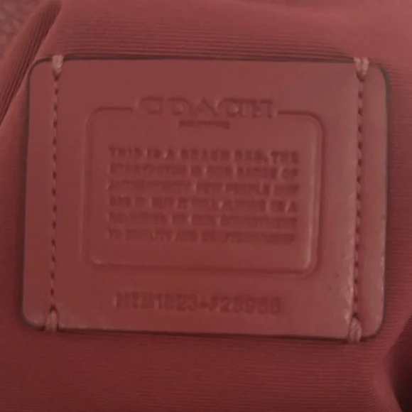 COACH 28966 Vintage Pink Pebbled Leather MIA Shoulder Satchel Hand Hobo Purse - Picture 9 of 13